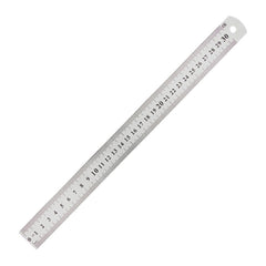 12in Stainless Steel Ruler for Student School Office
