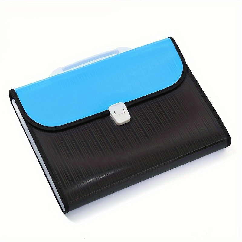 Portable Test Paper Bag Data Folder Storage Clip Accordion Bag