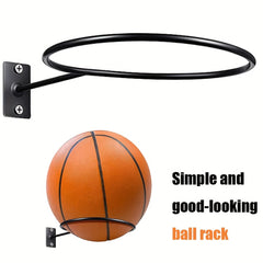 Ball Storage Rack Basketball And Hat Display Stand Portable Outdoor Holder