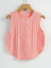 Kids Sleeveless Sweater - Cozy and Stylish for Inside and Outside Wear