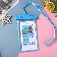 Glow in the Dark Waterproof Phone Pouch for Swimming Universal Dry Bag