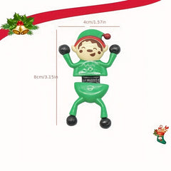 2pcs Christmas Wall Climbing Man Toys Sticky Tipping Little Men Toys
