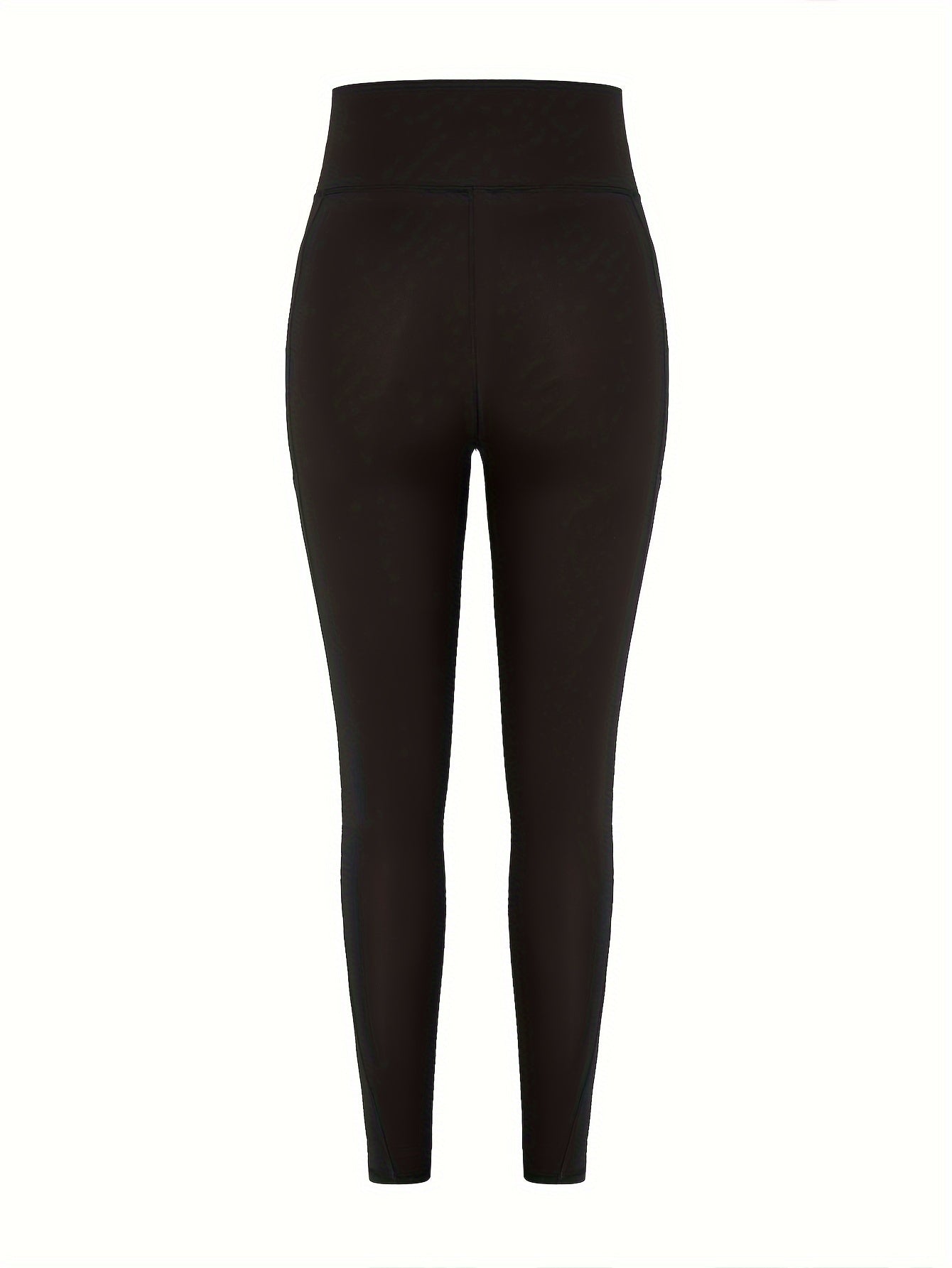 Solid High Rise Fitness Leggings