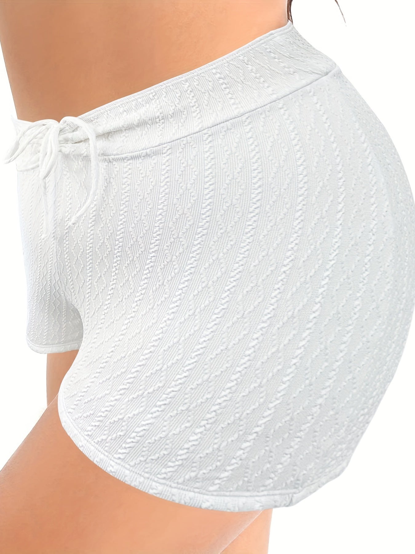 Lace High Waisted Bikini Shorts