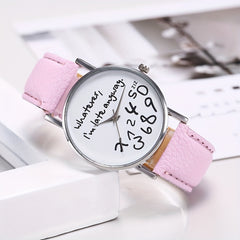 Children's Belt Quartz Watch Daily Decoration