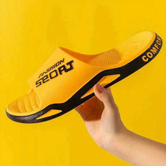 Men's Quick Drying Non Slip Slides - Comfortable Indoor/Outdoor Summer Sandals