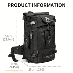Men's Casual Travel Backpack Waterproof 40 64 Cm Laptop Backpack USB Port