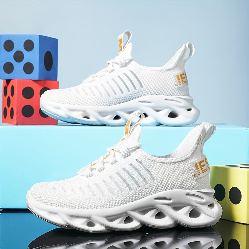 Boy's Blade Type Sneakers Breathable Non Slip Soft Sole Shoes