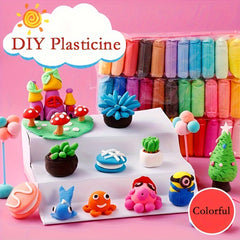 36 Colors Air Dry Clay Set with Sculpting Tools - DIY Crafts
