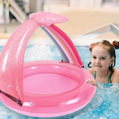 Mermaid Inflatable Kiddie Pool for Kids