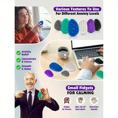 Textured Soft Fidget Toys for Anxiety Relief