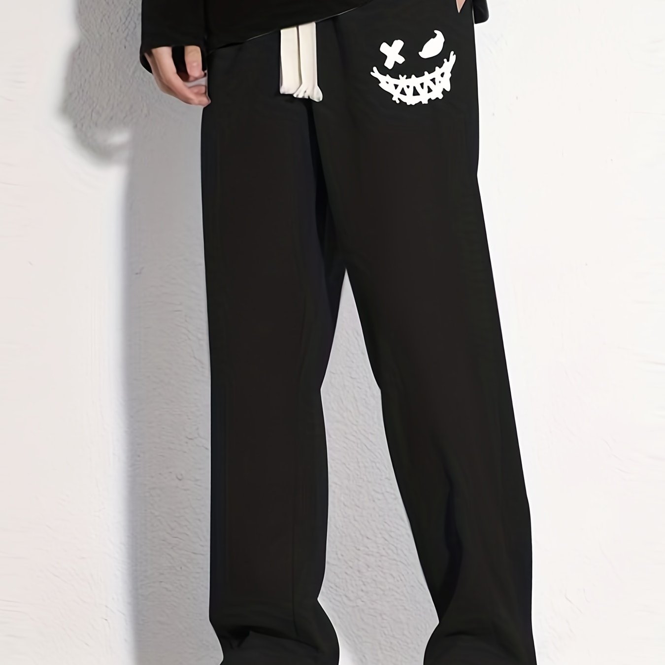 Grimace Pattern Mopping Pants Men s Casual Drawstring Joggers
