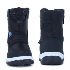 Girl's High Top Snow Boots Warm Fleece Non-Slip Plush Cozy Hiking Shoes