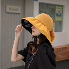 Crochet Stitch Sun Hat Wide Brim UV Protection