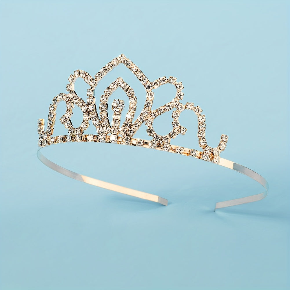 Sparkling Rhinestone Headband Tiara for Girls Women