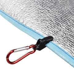 20pcs Windproof Tent Awning Clamp with Carabiner Hook for Outdoor Camping