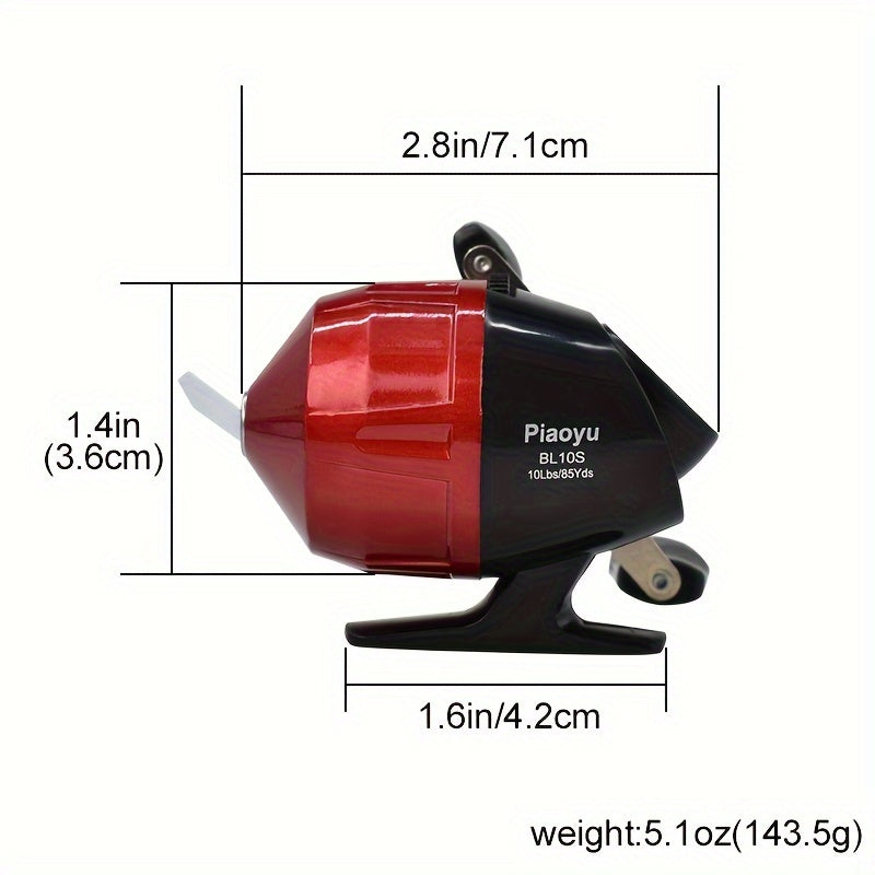Spinning Wheel Type Catapult Fishing Reel Closed Reel With Line