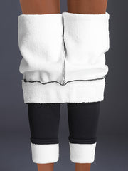 Plush Lined Thermal Pants Soft & Comfy Tights