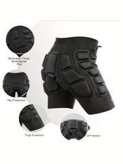 Snowboard Protection Padded Compression Shorts 3D Hip Protection