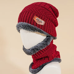 Men's Fleece Hat Scarf Set