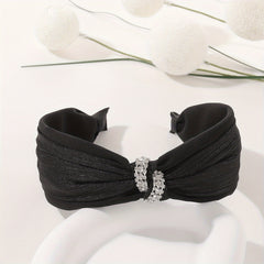 Knotted Rhinestone Hair Hoop for Girls