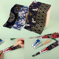 40pcs Japanese Jelly Cotton Fabric Patchwork Roll 6 48 Cm Quilting Strips