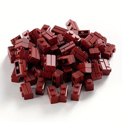 120pc 1x2 Wall Brick Building Blocks Military Fence