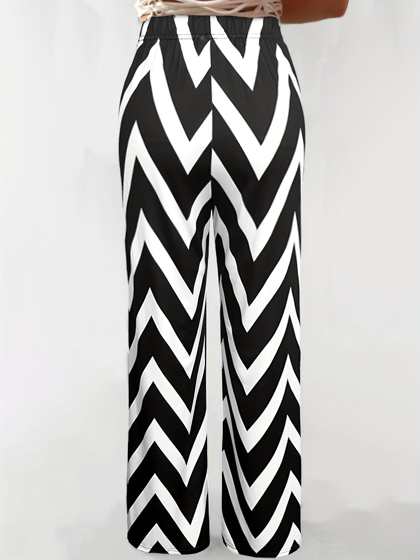 Women's All Over Print Loose Pants for Spring & Fall