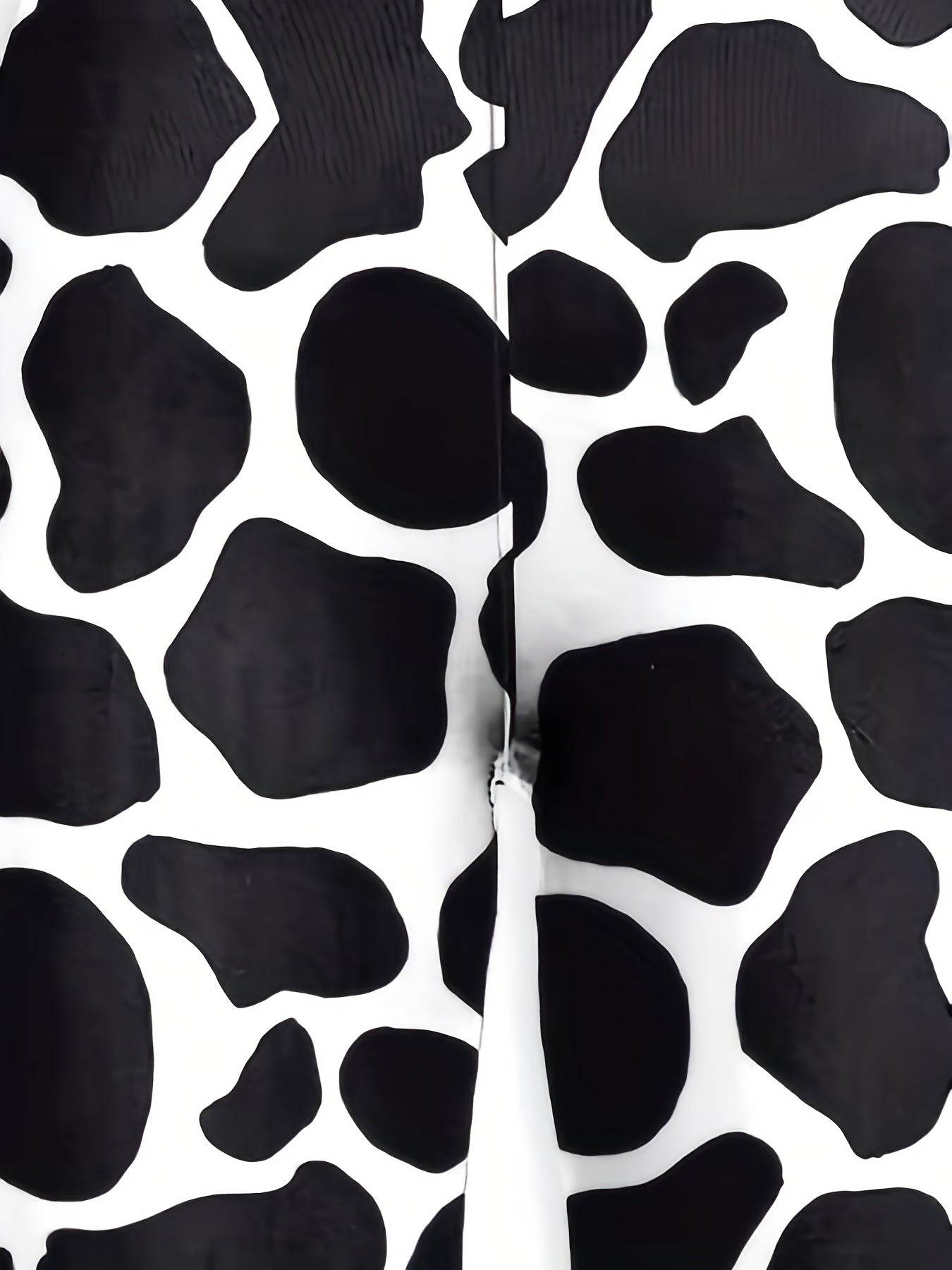 Dalmatian Print High Waist Skinny Leggings Stretchy Women's Clothing