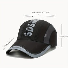Quick Drying Mesh Baseball Cap Sports Caps For Men & Women