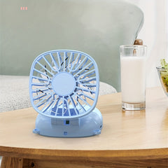 Square Folding Fan Portable Fan Handheld USB Rechargeable Fan