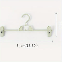 5pcs Clothes Hanger Clip Non-slip Hanging Rack Trouser Hanger Stack