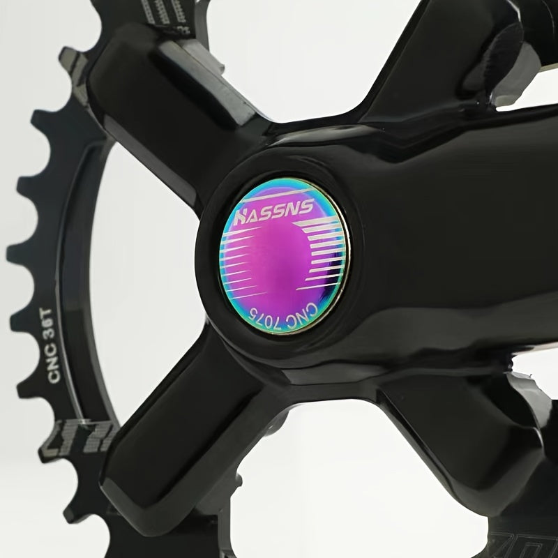 1PC Mountain Bike Dust Proof Cover Hollow Integrated Sprocket Crank Cover