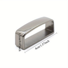 2pcs Stainless Steel Square Belt Buckle for Men's Belts