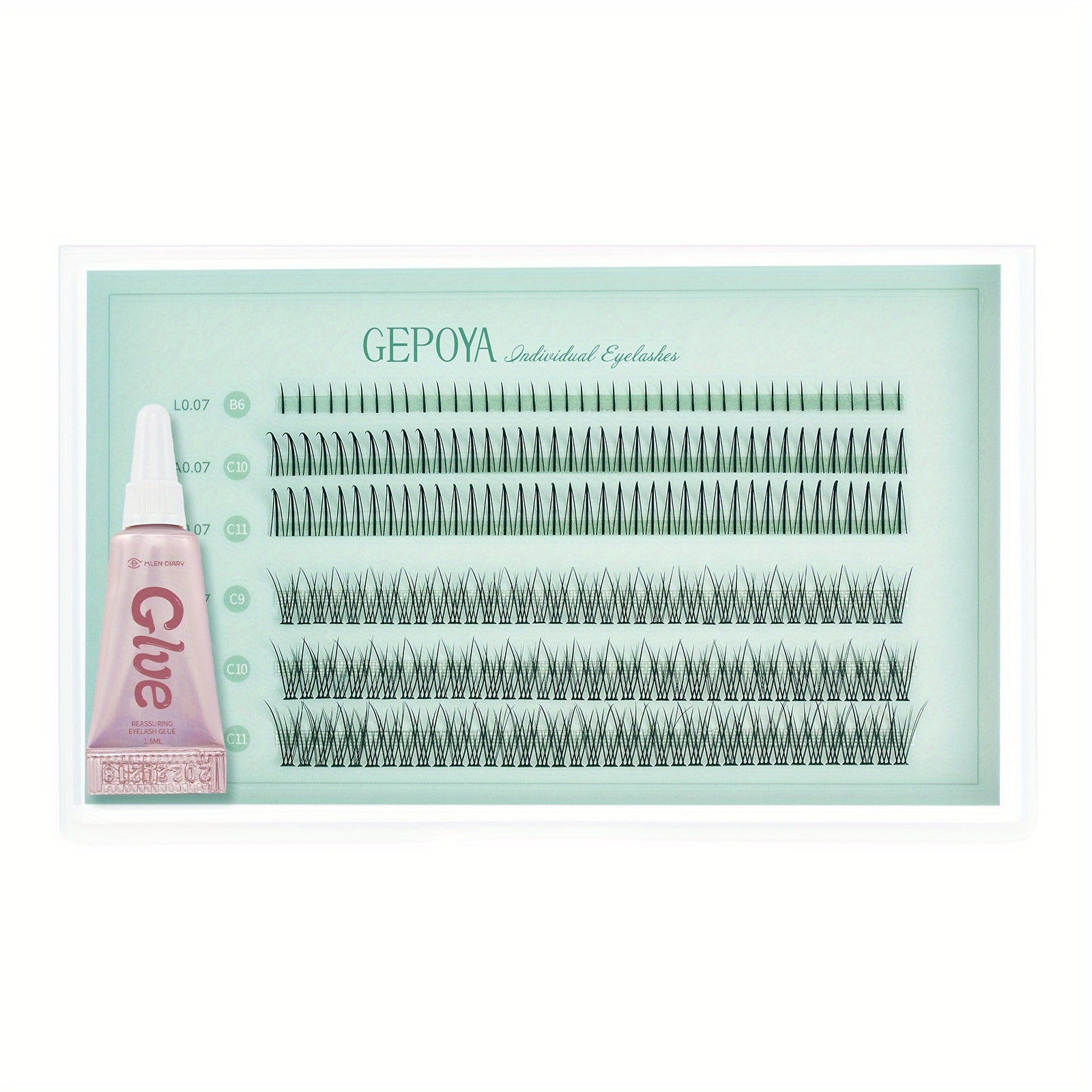 Individual Lashes Natural Look DIY Extension Kit