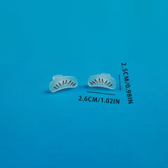 2pcs Reusable Lower Eyelash Stamp Tool for Natural Look Makeup