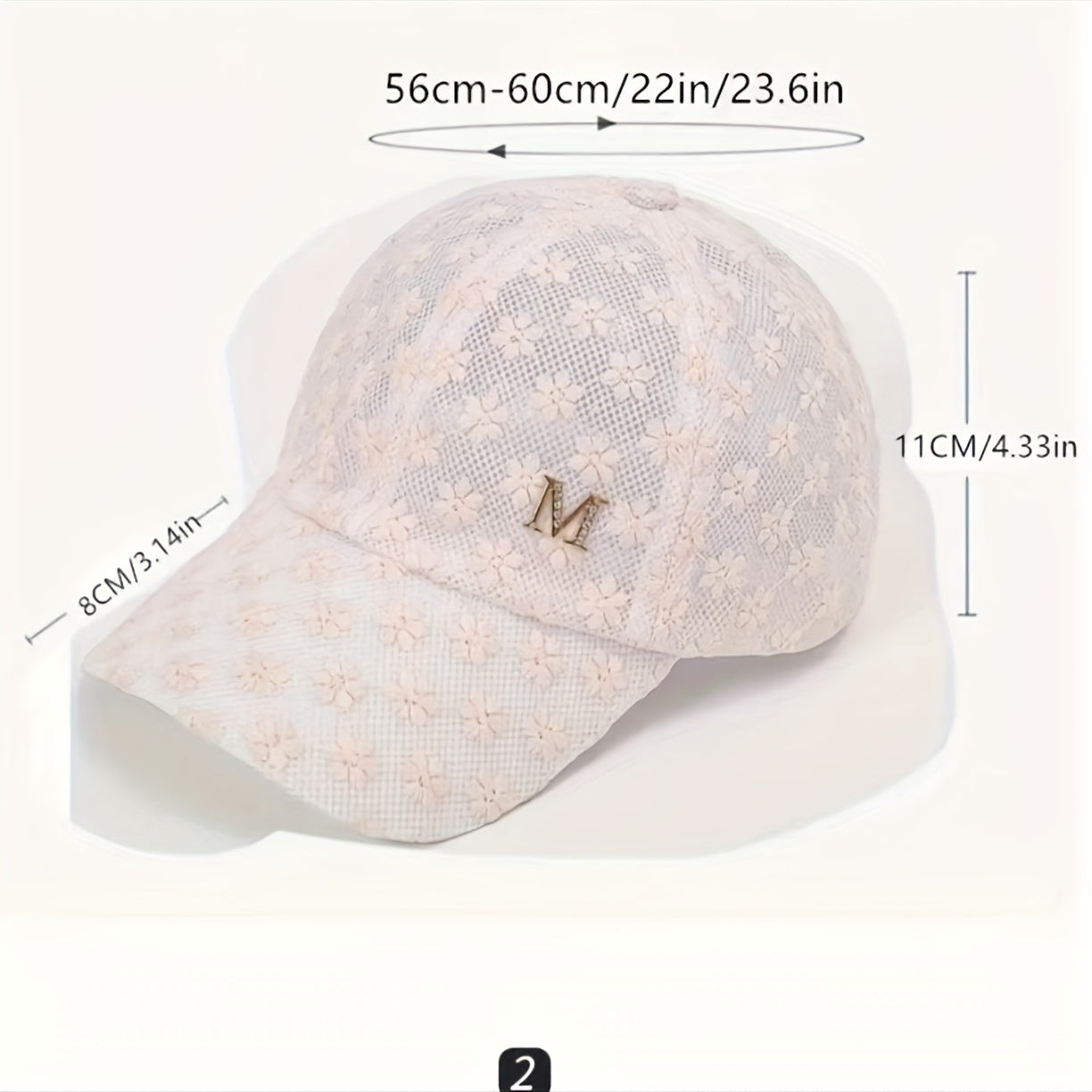 Summer Thin Lace Peaked Cap for Men Women