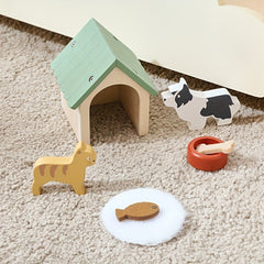 Children's Pet Toy Set Puppy and Kitten Toys Baby Role Playing Pretend Play Toys