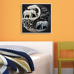 DIY 5D Elephant Diamond Painting Home Gift 30x30 cm