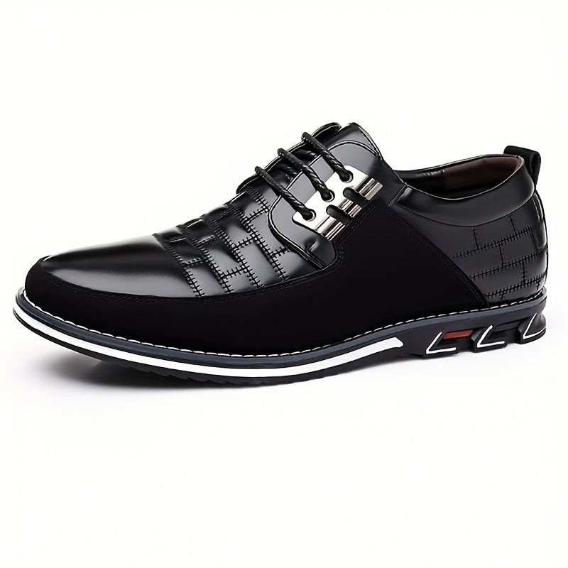 Men's Lace-Up Derby Shoes for Formal Events