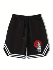 Vintage Graphic Basketball Shorts for Men