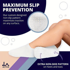 Kids Non-Slip Sports Socks, 6 Pairs, Boys & Girls