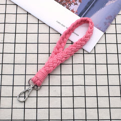 Hand-woven Rope Keychain Bracelet for Girls