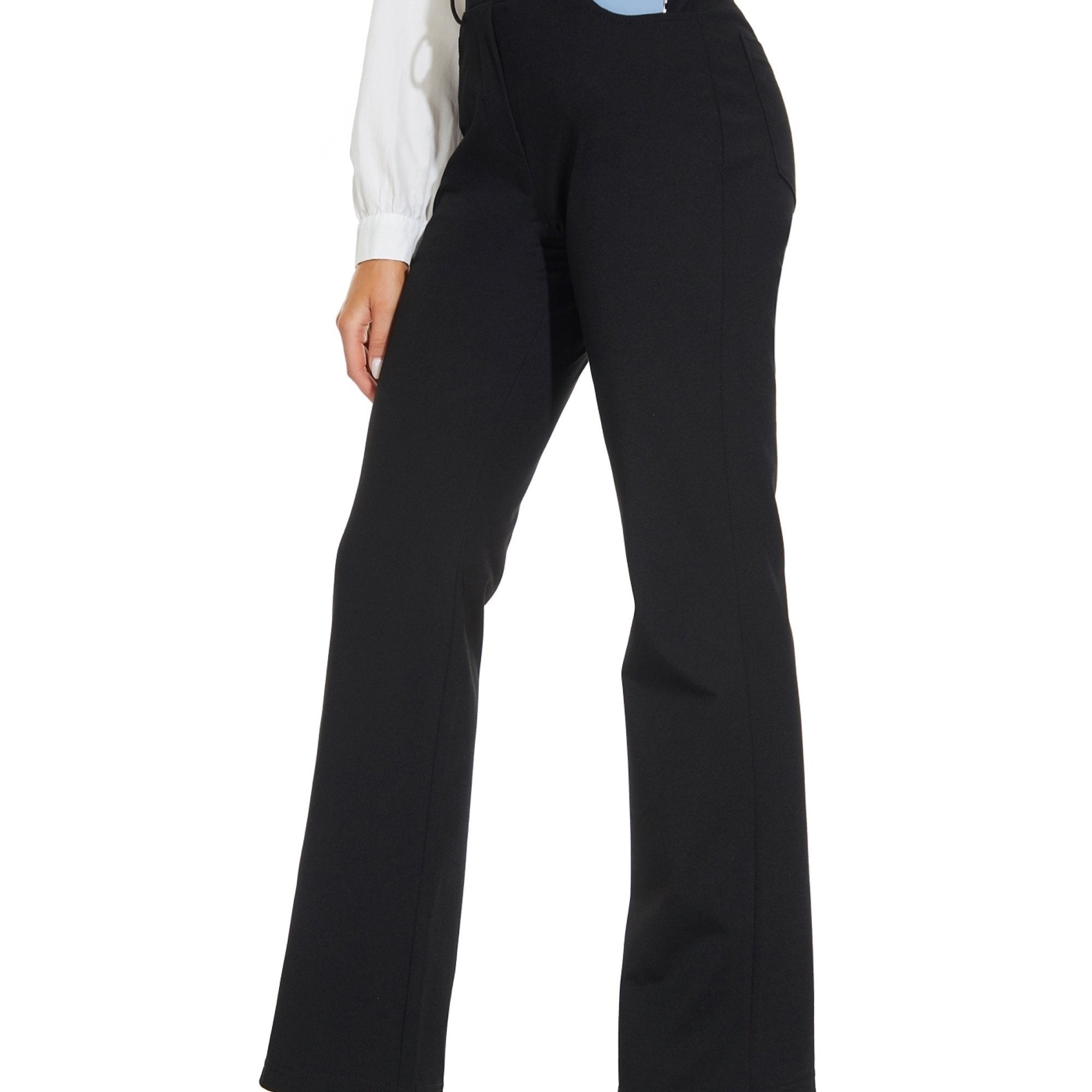 Straight Leg Trouser Pants - Office Wear