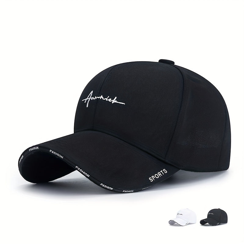 Spring Autumn Letter Baseball Cap - Youth Men Women Sunshade Peaked Hat