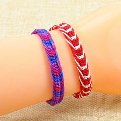 Colorful Braided Bracelet Ethnic Style Rope Woven Sports Wristband