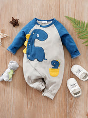 Baby Dino Bodysuit Long Sleeve