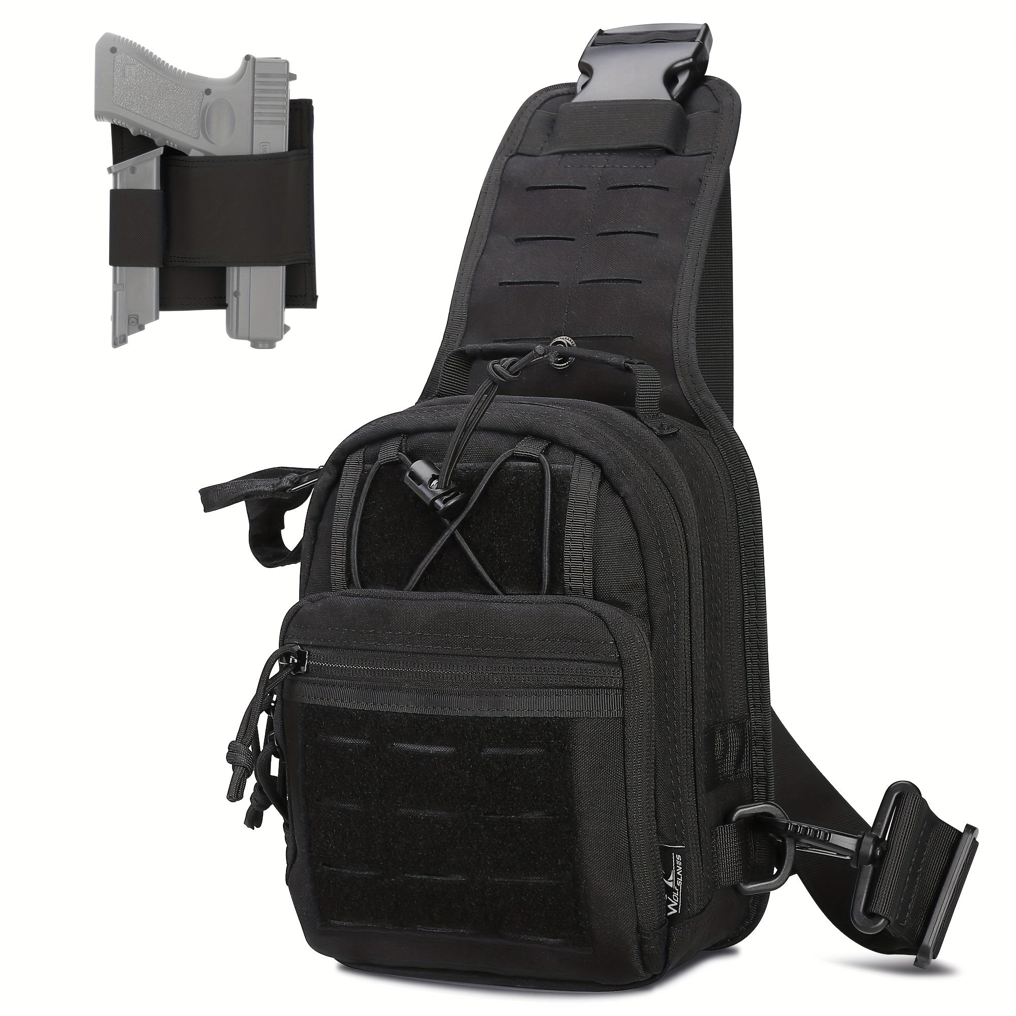Tactical Chest Bag Camo Shoulder Crossbody Bag for Men & Women