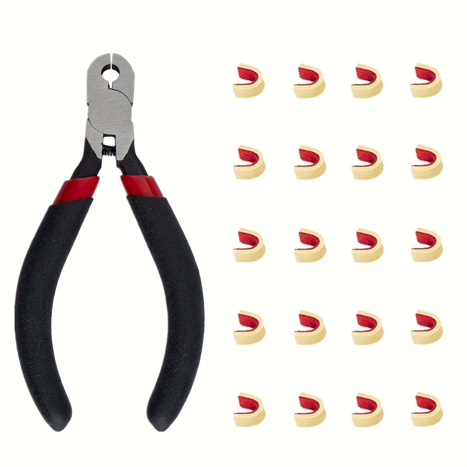 20pcs Bow String Nock Points and Pliers - Archery Accessories
