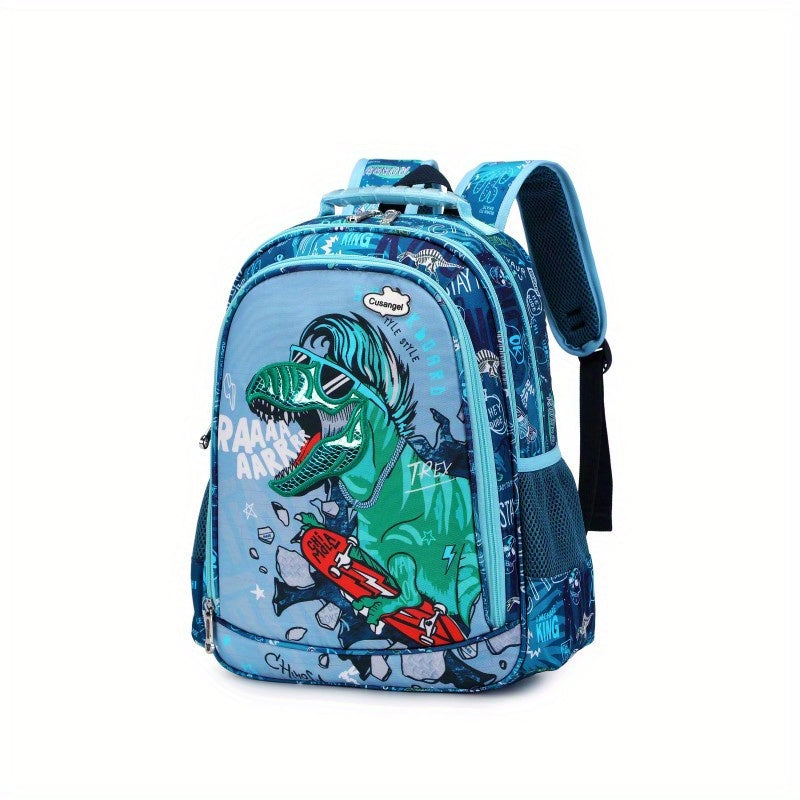Kids Waterproof Unicorn Dinosaur Backpack Large Capacity Multiple Compartments